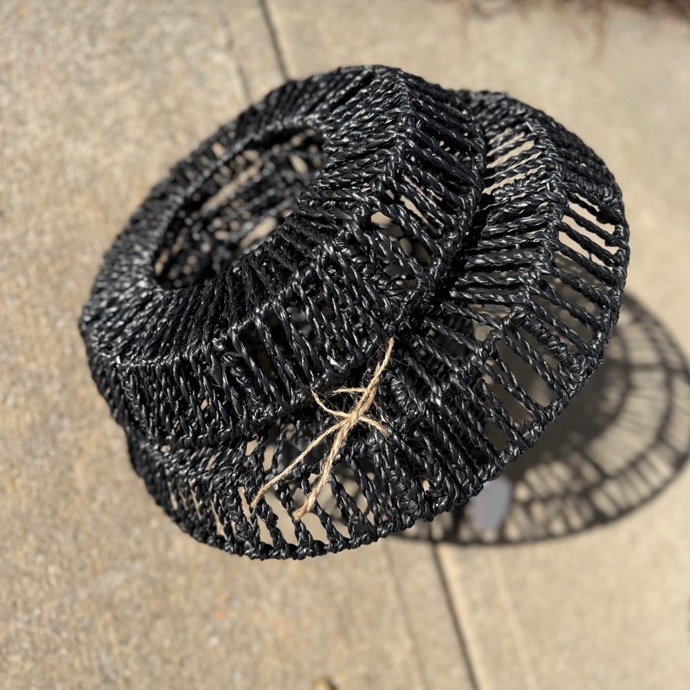 Black Seagrass Witch Hats - Set of 2 - NWT - Picture 12 of 14